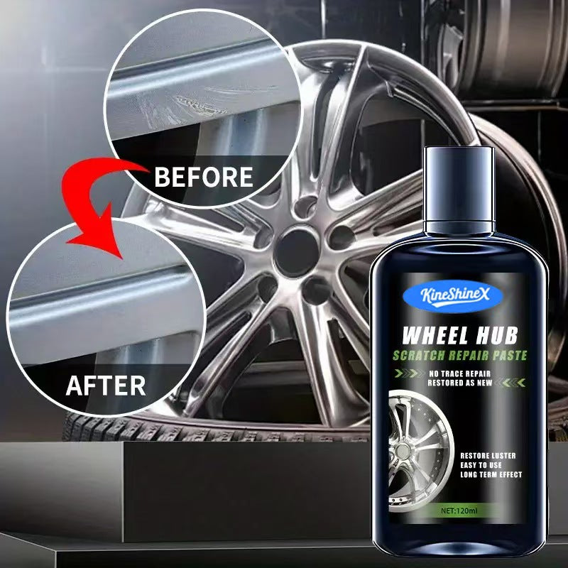 KineShinex Wheel Hub Scratch Repair Paste 120ml — No Trace Repair, Restore Like New