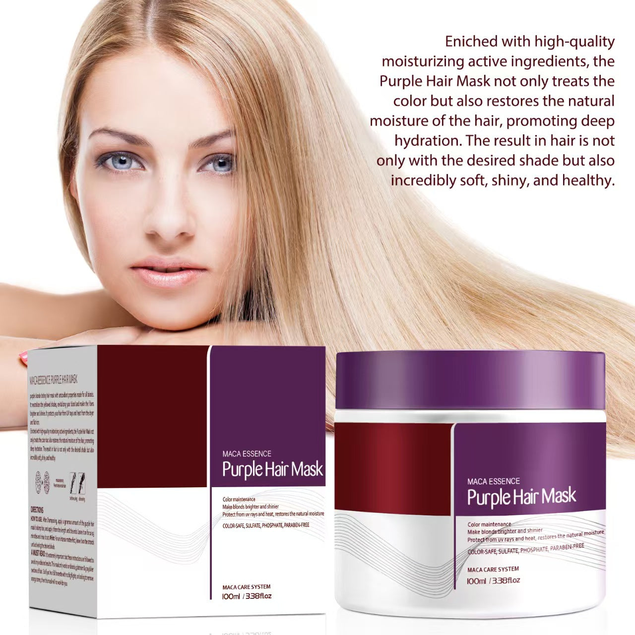 Purple Hair Mask—Toning and Deep Conditioning Treatment