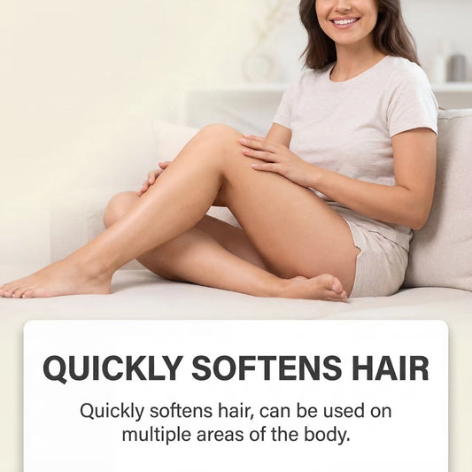 Gentle Body Painless Hair Removal Mousse – Fast-Acting Depilatory for Face, Legs & Bikini