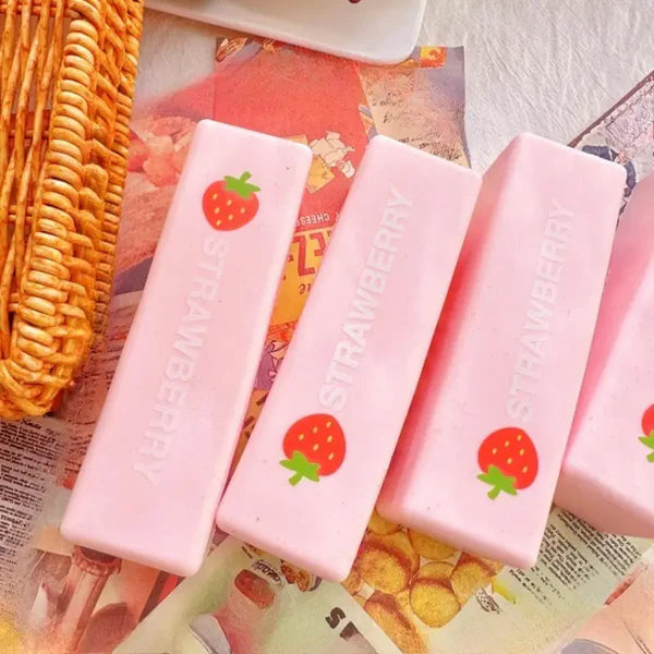 Strawberry Butter Squishy Toy – Slow Rising Stress Relief Squeeze Fidget, Realistic Food Design, Cute Gift for Kids & Adults