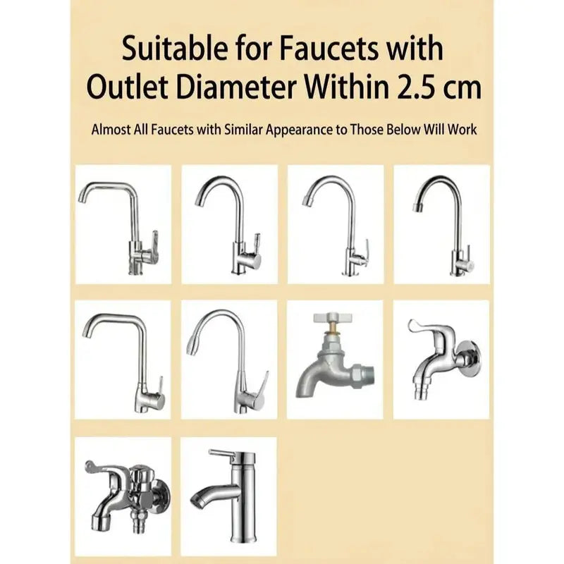 Universal Faucet Filter Bag – High-Density Cotton Water Purifier for Tap, Spring & Well Water, Removes Rust & Impurities