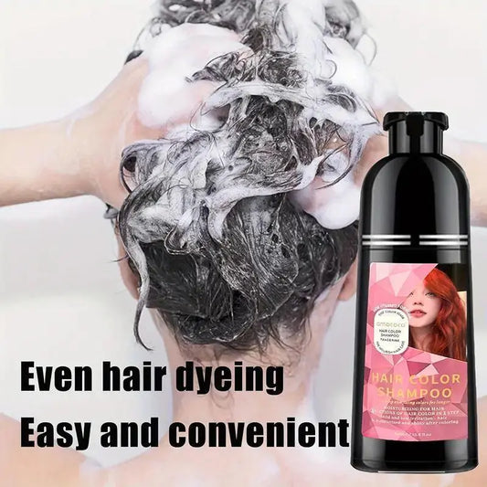 Amococo Hair Color Shampoo – 3-in-1 Quick Hair Dye with Plant Extracts, Fruity Aroma, Long-Lasting Color 500ml