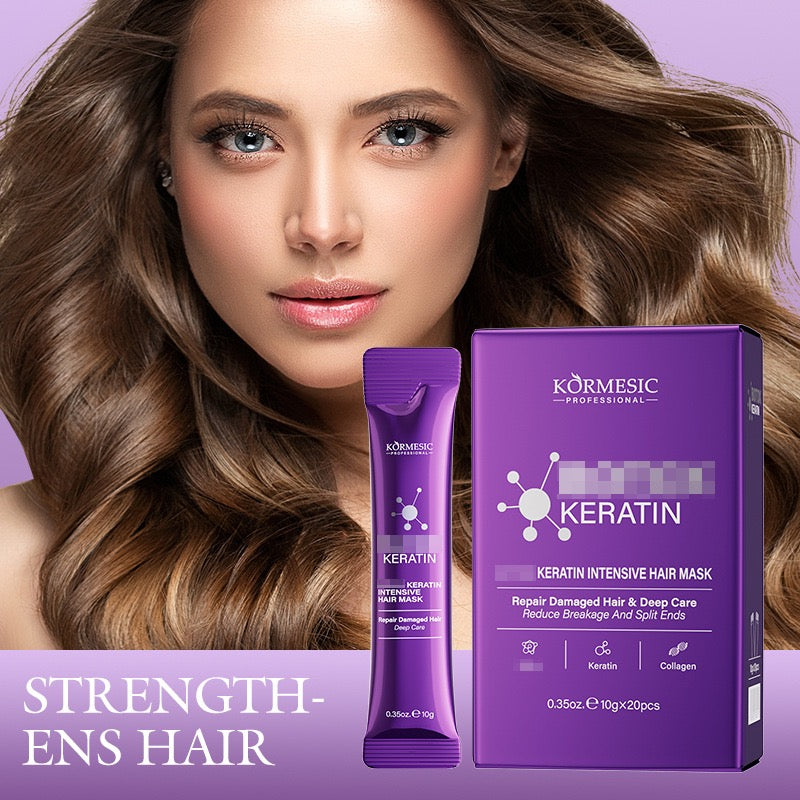 Kormesic 3D Collagen Keratin Hair Mask 30g – Deep Repair & Shine for All Hair Types