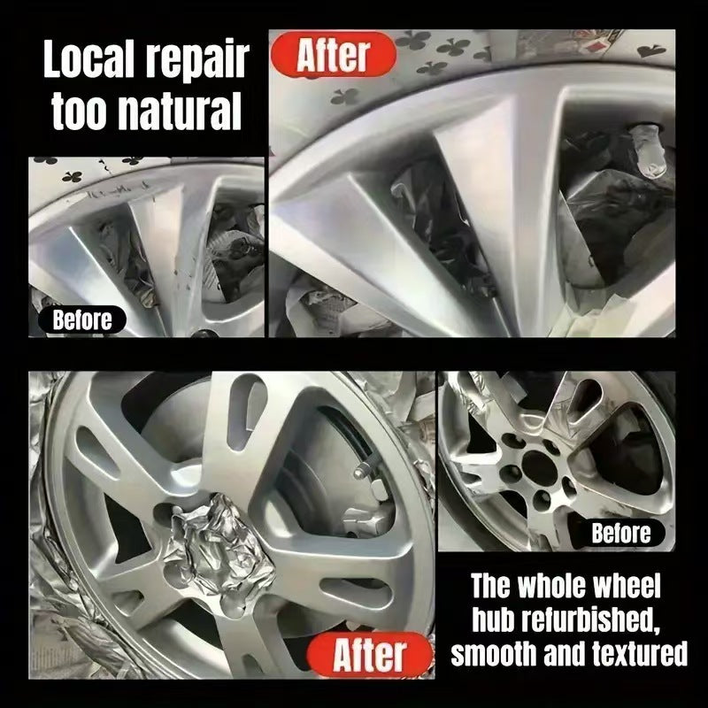 KineShinex Wheel Hub Scratch Repair Paste 120ml — No Trace Repair, Restore Like New