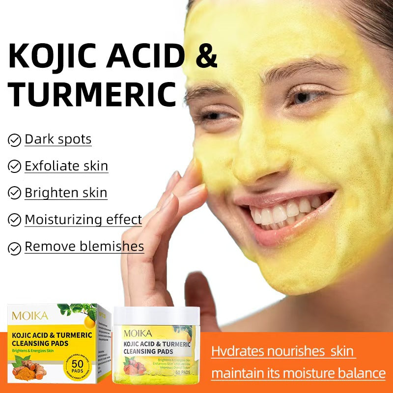 Turmeric & Kojic Acid Cleansing Pads - 20pcs