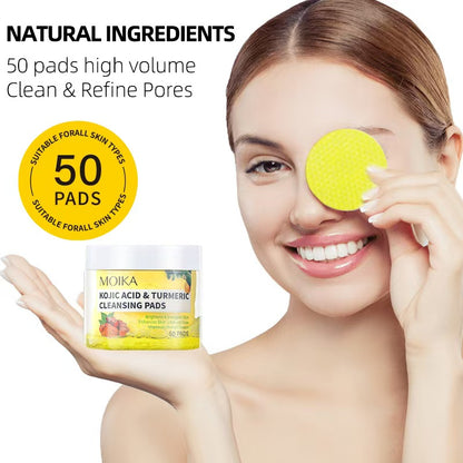 Turmeric & Kojic Acid Cleansing Pads - 20pcs