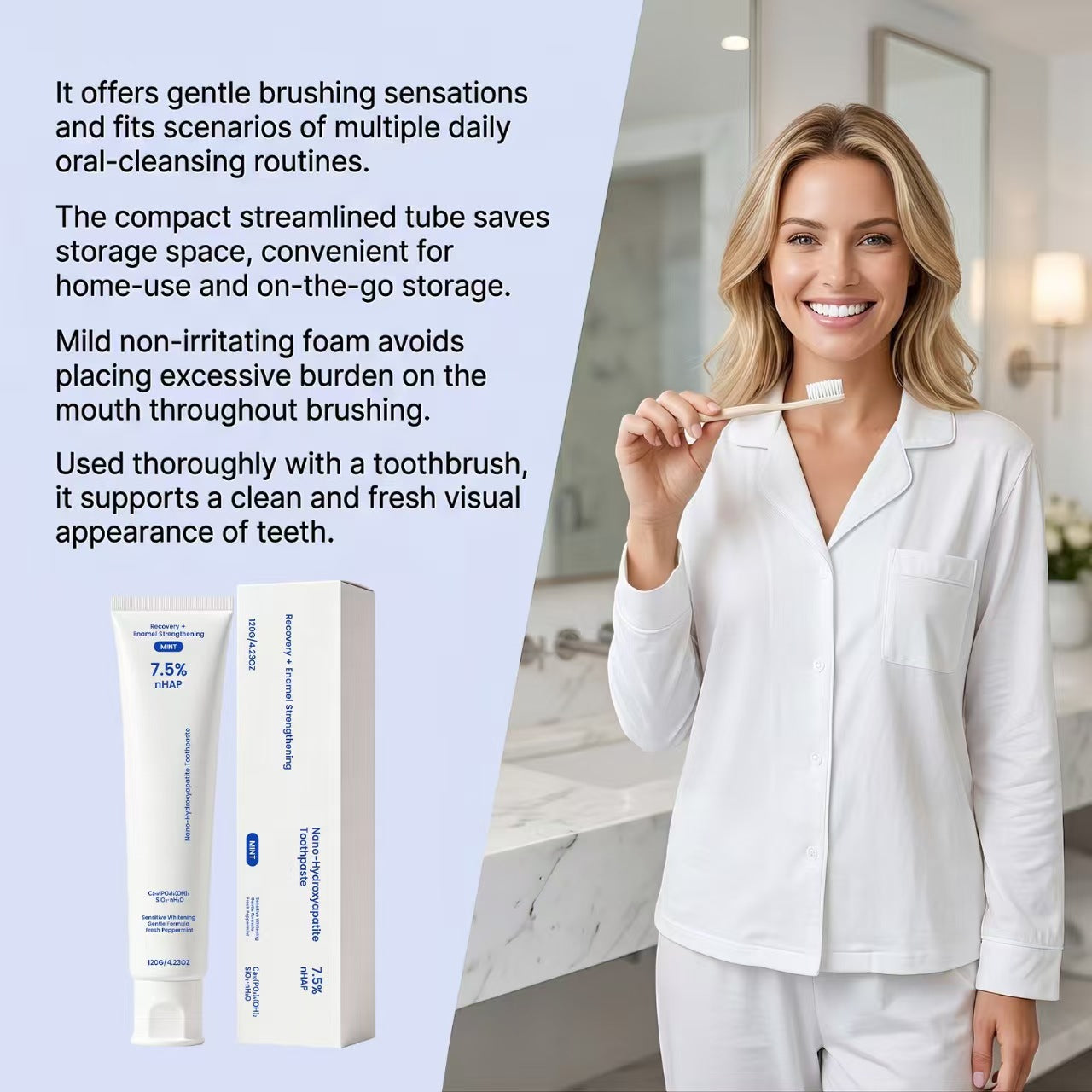 Gentle Experience - Gentle Cleansing, Fresh Minty Aroma, Enhanced Brightness