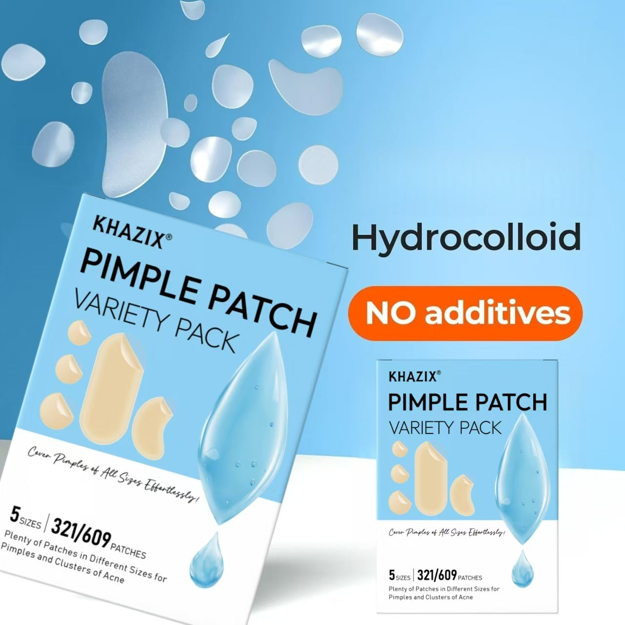 KHAZIX Hydrocolloid Pimple Patch Variety Pack