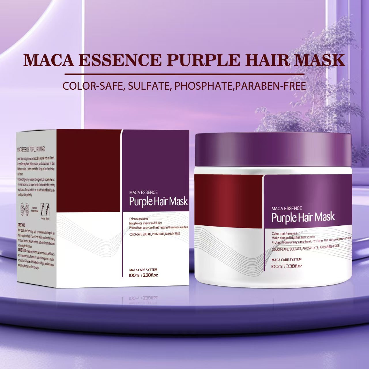 Purple Hair Mask—Toning and Deep Conditioning Treatment