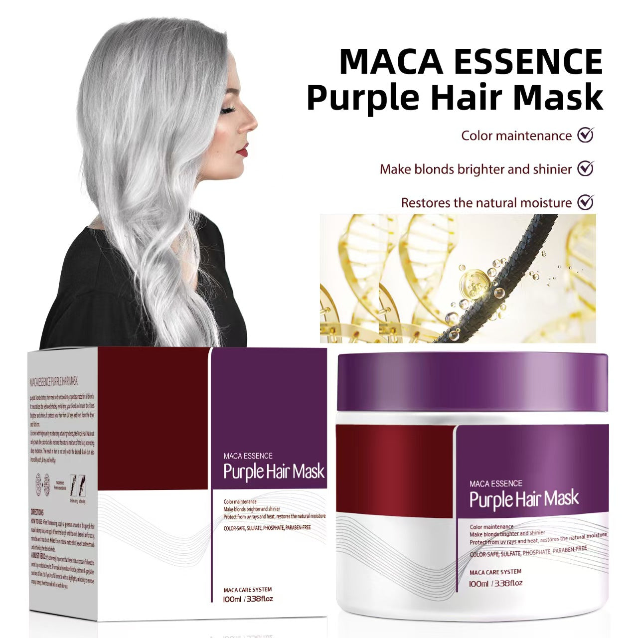 Purple Hair Mask—Toning and Deep Conditioning Treatment
