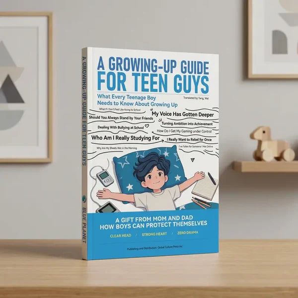 A Growing-Up Guide for Teen Boys & Girls – 2-Book Set, Clear Head Strong Heart Zero Drama, A Gift from Mom and Dad | Blue Planet