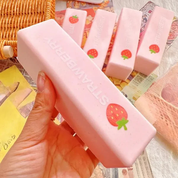 Strawberry Butter Squishy Toy – Slow Rising Stress Relief Squeeze Fidget, Realistic Food Design, Cute Gift for Kids & Adults