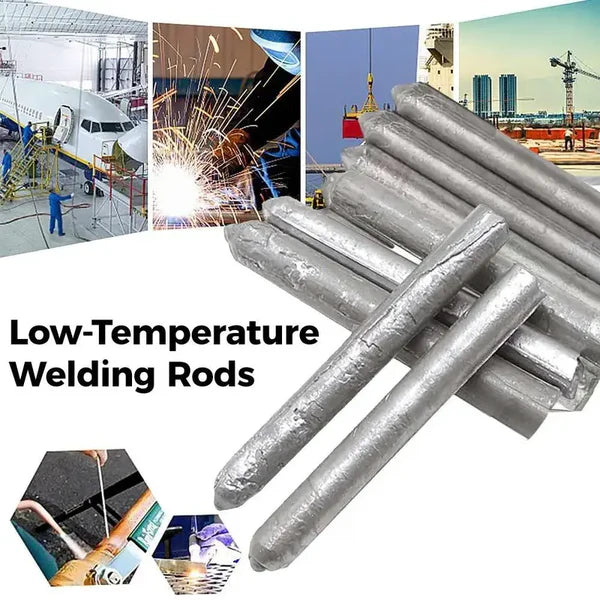Low-Temperature Flux-Cored Aluminum Welding Rods – Easy DIY Metal Repair, No Welder Needed, 7.2cm