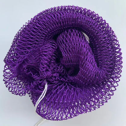 Authentic African Exfoliating Net Bath Sponge – Deep Cleansing Body Scrubber, Rich Lather, Multiple Colors