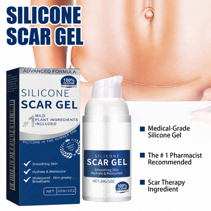 A lightweight, easily absorbed formula that helps smooth and fade surgical and C-section scars; specially designed for skin repair and suitable for beauty, personal care, and body care.