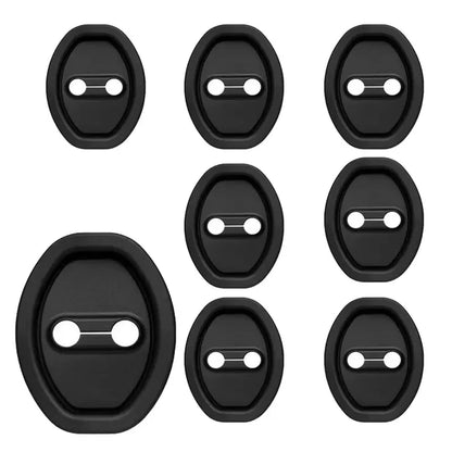 Car Door Lock Latch Silicone Cover – 8-Pack, Prevents Rust & Rattling, Anti-Dust Waterproof, Universal Fit for Most Cars, Tool-Free Install