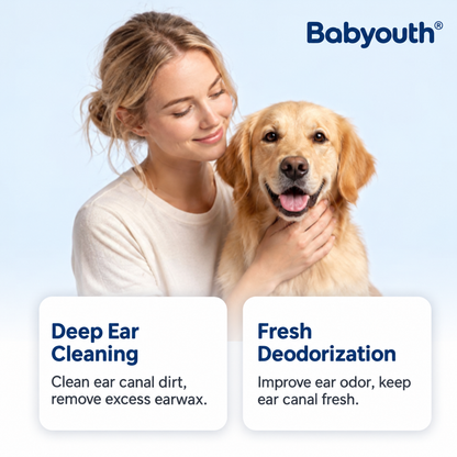 Pet Ear Cleaning Solution | Gentle Cleanser for Cats & Dogs