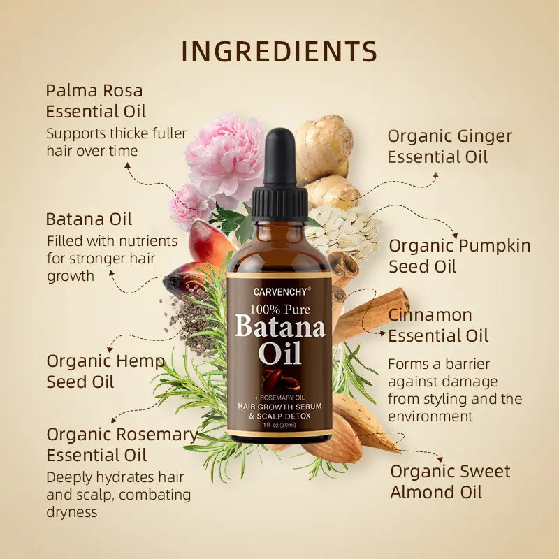 Strengthens and promotes healthy hair, resulting in longer, fuller, and thicker-looking hair; infused with organic rosemary oil and Vitamin E to nourish the scalp, and suitable for all hair types.