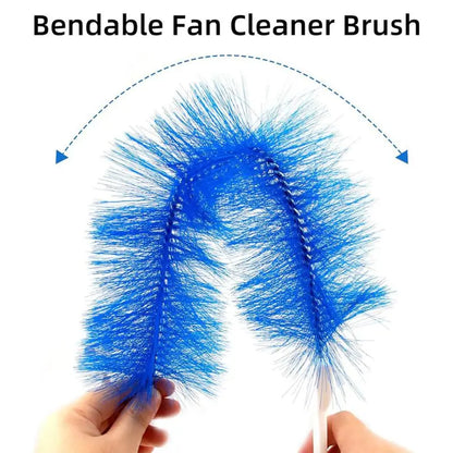 Bendable Fan Cleaner Brush 3-Pack – Reusable Microfiber Duster for Ceiling Fans, Air Vents & More
