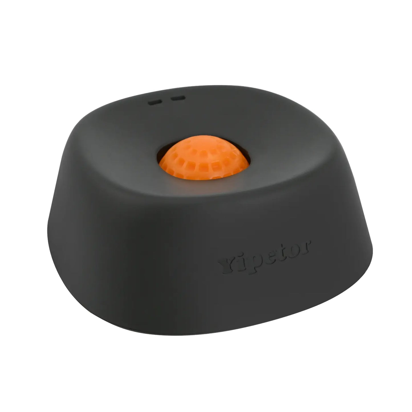 Yipetor Slow Feeder Dog Bowl – Built-in Rolling Ball, No-Spill Liquid Treat & Bone Broth Licking Bowl, All Breeds (Blue / Black / Pink)