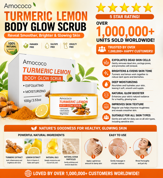 Turmeric Lemon Body Glow Scrub