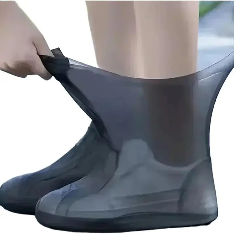 Latex Waterproof Shoe Covers – Reusable, Thickened & Wear-Resistant, Waterproof Dustproof, 3 Sizes, for Travel Riding & Outdoor Use | Father’s Day Gift