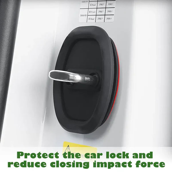 Car Door Lock Latch Silicone Cover – 8-Pack, Prevents Rust & Rattling, Anti-Dust Waterproof, Universal Fit for Most Cars, Tool-Free Install