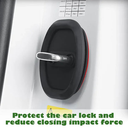 Car Door Lock Latch Silicone Cover – 8-Pack, Prevents Rust & Rattling, Anti-Dust Waterproof, Universal Fit for Most Cars, Tool-Free Install
