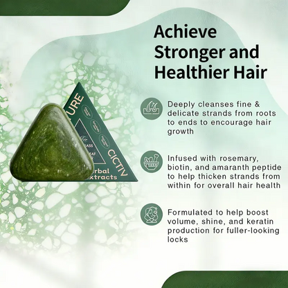 Achieve Stronger and Healthier Hair - CICTIV Shampoo Bar benefits