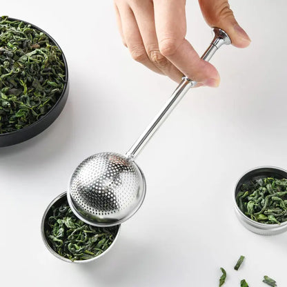 Stainless Steel Flour Duster for Baking – Long-Handled Flour Sifter & Powdered Sugar Shaker