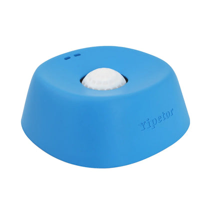 Yipetor Slow Feeder Dog Bowl – Built-in Rolling Ball, No-Spill Liquid Treat & Bone Broth Licking Bowl, All Breeds (Blue / Black / Pink)