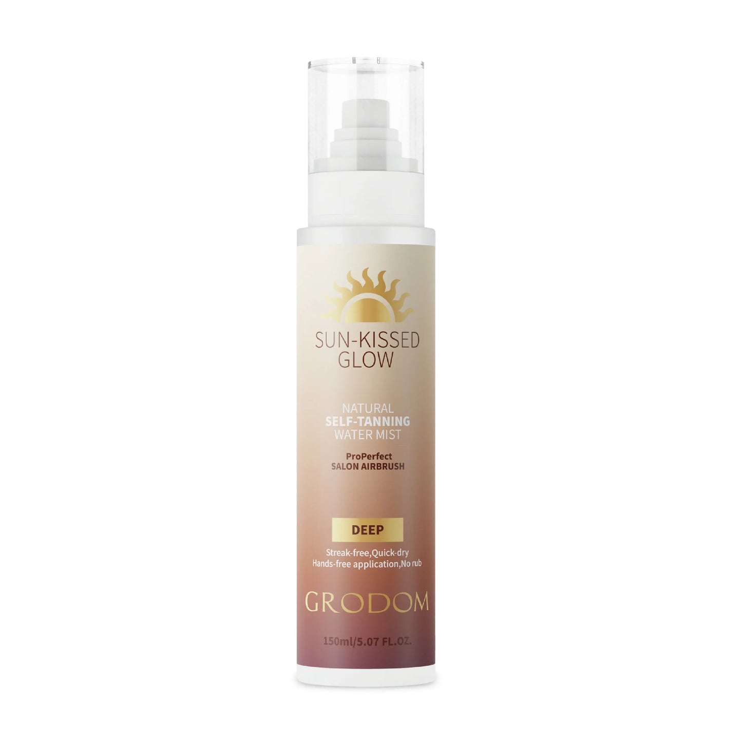 GRODOM Sun-Kissed Glow Natural Self-Tanning Water Mist – Deep