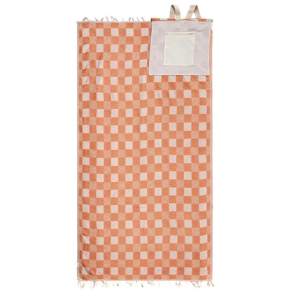 2-in-1 Convertible Beach Towel Bag – Sand-Resistant & Transforms Into Drawstring Backpack