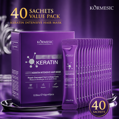 Kormesic 3D Collagen Keratin Hair Mask 30g – Deep Repair & Shine for All Hair Types