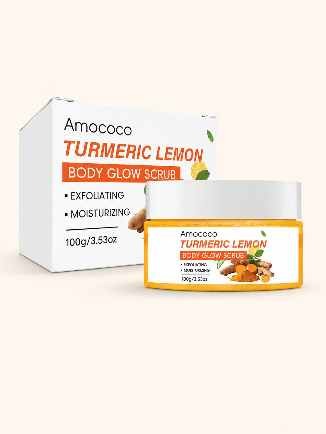 Turmeric Lemon Body Glow Scrub