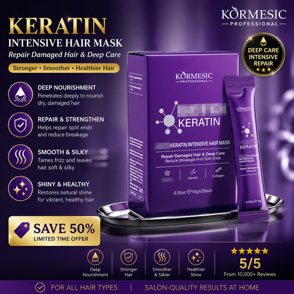 Kormesic 3D Collagen Keratin Hair Mask 30g – Deep Repair & Shine for All Hair Types