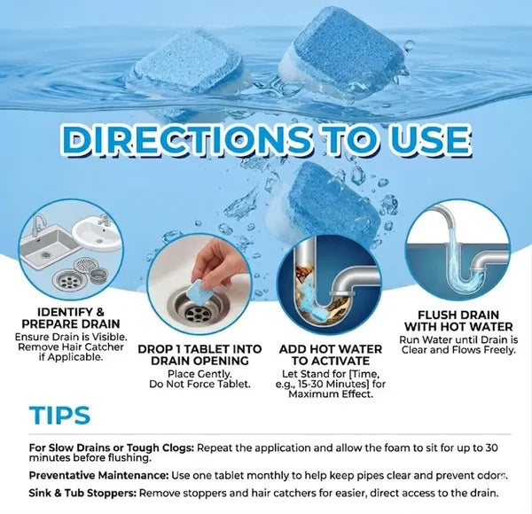 YanYunLe Washing Machine Cleaner Tablets – 12-Pack (180g), Deep Clean Formula, Antibacterial, Removes Odors & Residue, Fits All Washing Machines