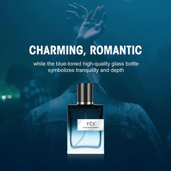 YCZ Club Gent’s Aroma Eau de Toilette for Men – 50ml, Long-Lasting Woody Spicy & Fresh Fragrance, Confidence Charisma Class, Perfect Gift