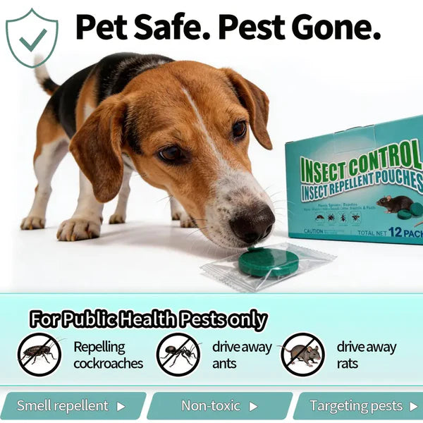 SUPER BUTLER Mouse & Rodent Repellent Tablets – 12-Pack, 2025 Upgrade, Natural Essential Oils, 60-Day Protection, Pet & Family Safe