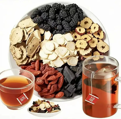 Ginseng Five Treasure Tea – Red Date Wolfberry Herbal Health Tea for Men (120g)