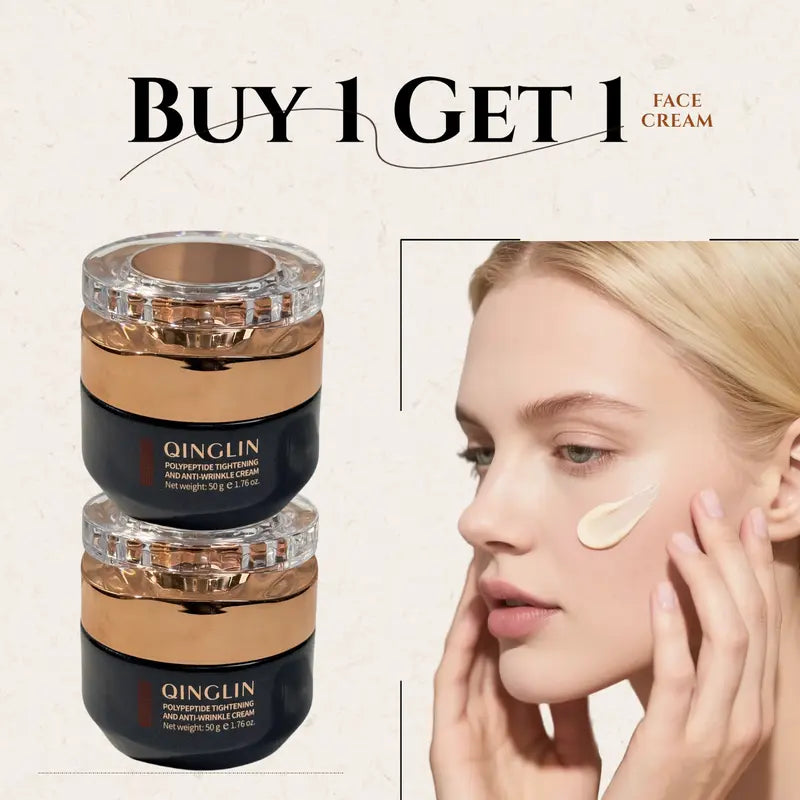 QINGLIN Polypeptide Tightening & Anti-Wrinkle Face Cream – Firms, Lifts & Hydrates 50g
