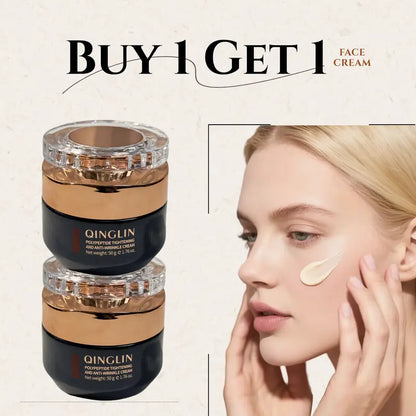 QINGLIN Polypeptide Tightening & Anti-Wrinkle Face Cream – Firms, Lifts & Hydrates 50g