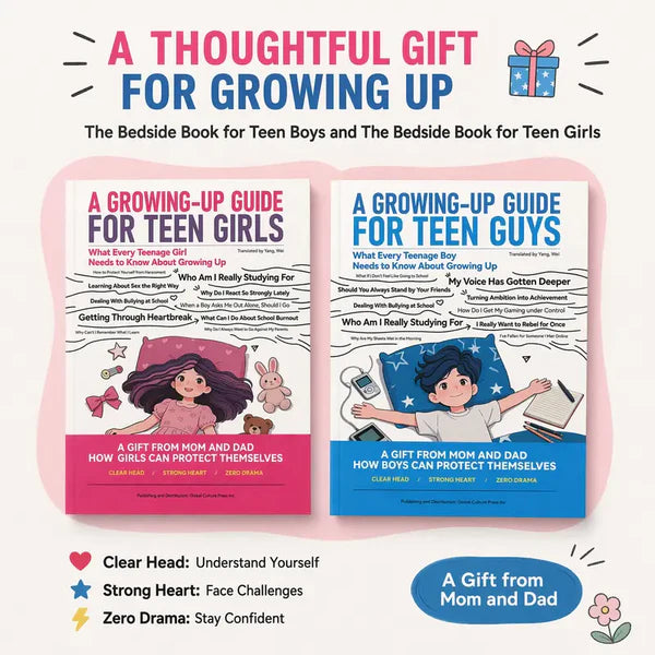 A Growing-Up Guide for Teen Boys & Girls – 2-Book Set, Clear Head Strong Heart Zero Drama, A Gift from Mom and Dad | Blue Planet